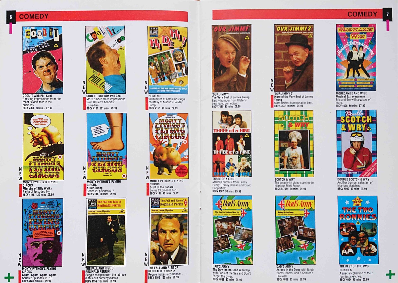 Other pages of catalogue BBC Video catalogue 1988